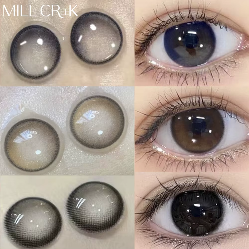 MILL CREEK 2 pièces lentilles de Contact yeux naturels avec myopie Prescription