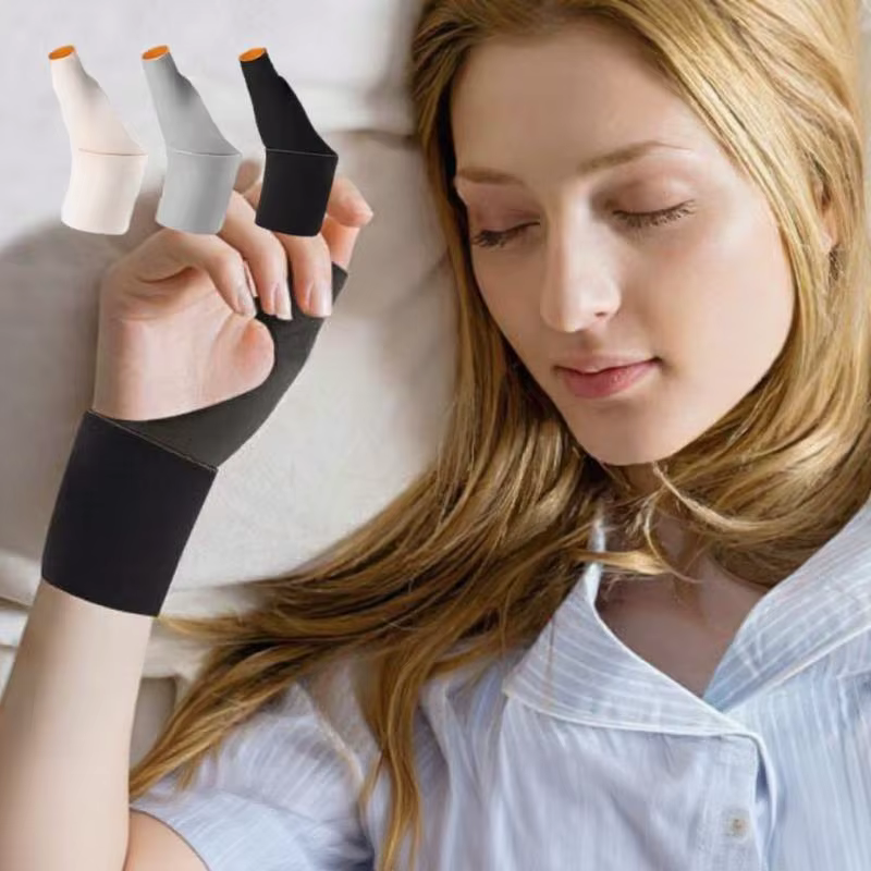 Attelle de poignet avec support pour le pouce, support de poignet flexible pour soulager la douleur des doigts chez les patients atteints d'arthrite