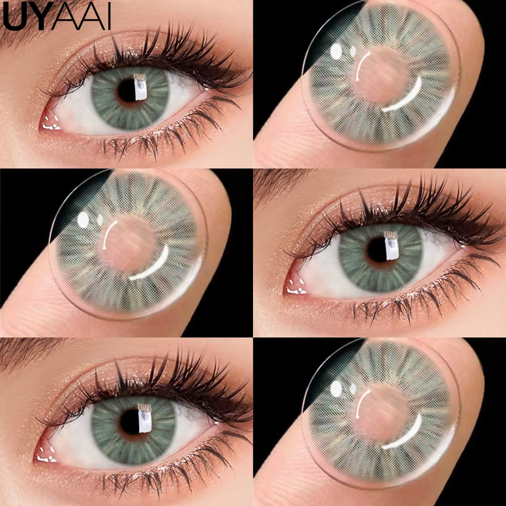 UYAAI lentilles de Contact nouveau maquillage élèves colorés cosmétiques marron naturel élève