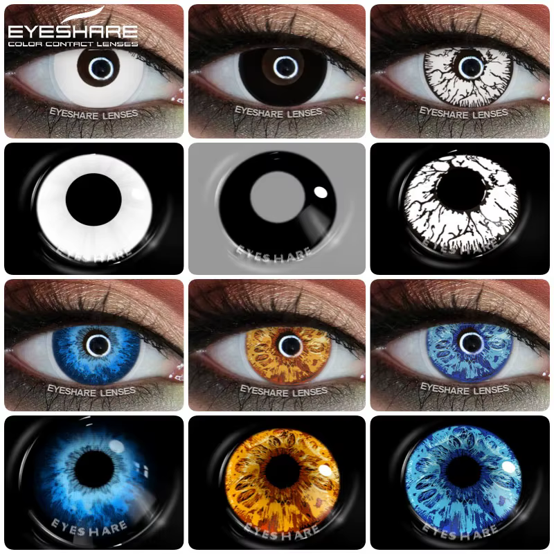 EYESHARE lentilles de contact de couleur pour les yeux 1 paire