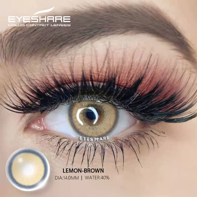 AMARA – lentilles de Contact de couleur marron et gris pour les yeux