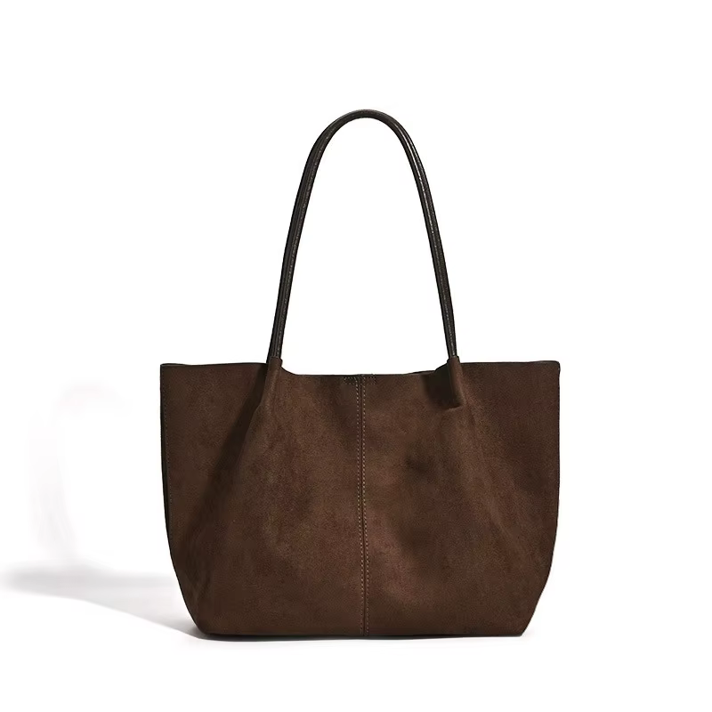 Sacs à main et pochettes pour femmes en faux daim, design de marque de luxe, grande capacité, nouveaux sacs composites pour femmes, sacs d'hiver
