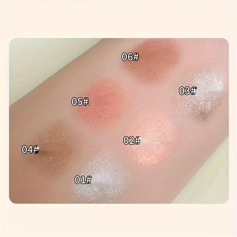 Fard à paupières bâton crayon imperméable paillettes mat