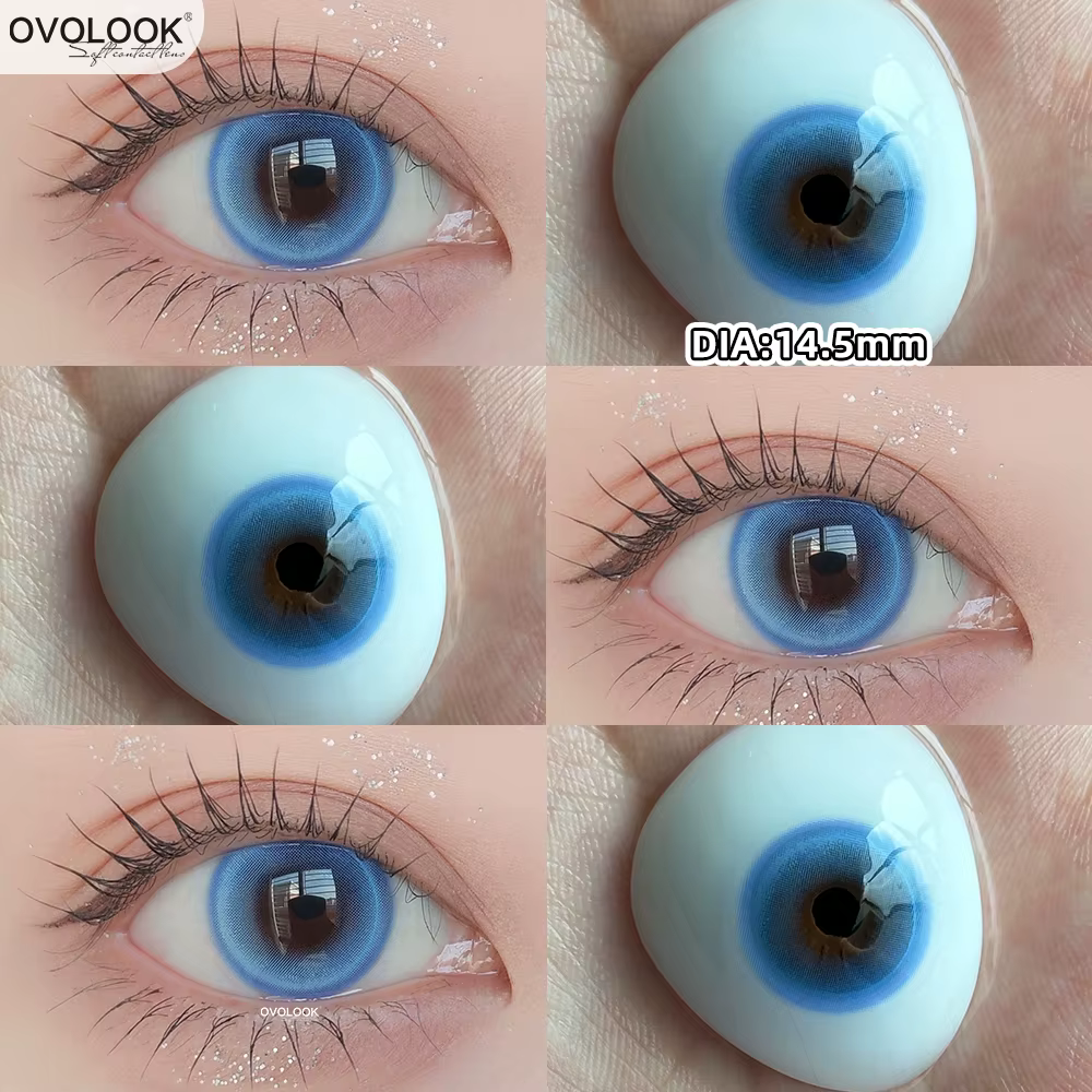 2pcs/paire nouvelles lentilles de Contact Cosplay pour les yeux maquillage élèves cosmétiques