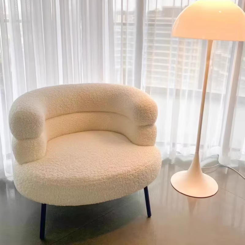 Chaises de salon simples, chaise de détente moderne et nordique, chaises au Design minimaliste et esthétique, chaise de commode mobile confortable