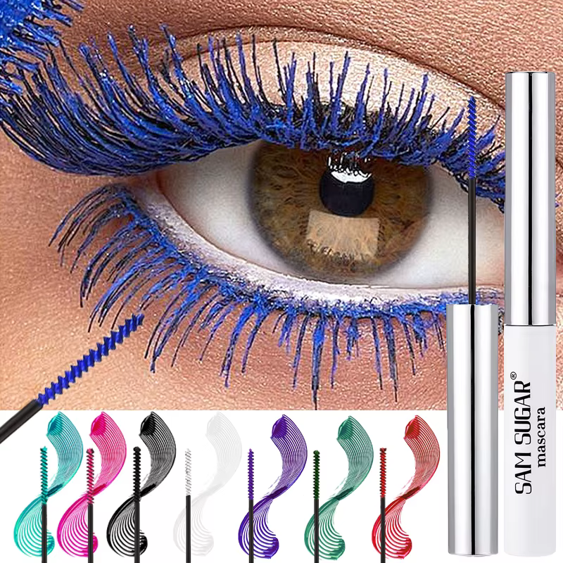 Mascara à friser coloré