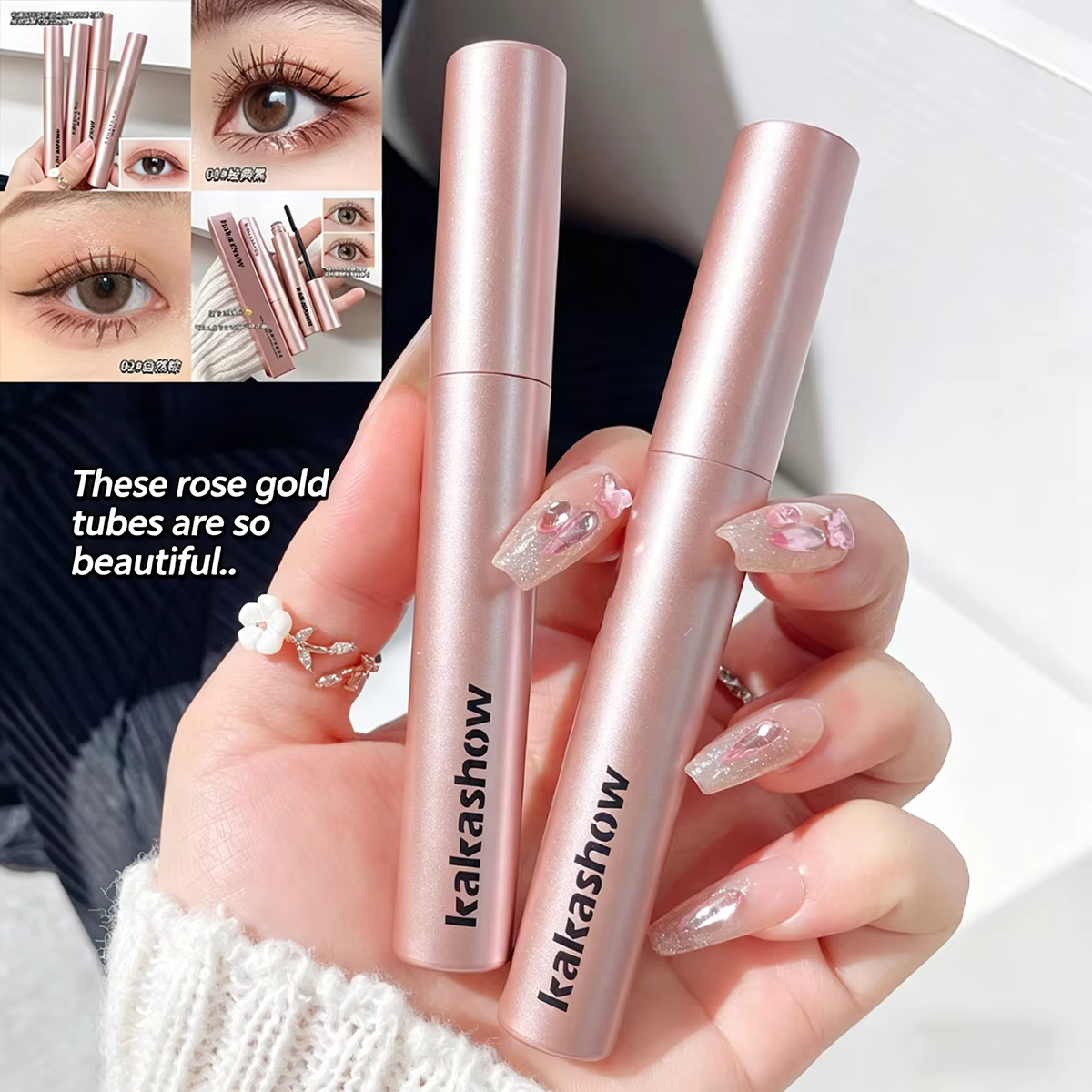 Mascara recourbant longue tenue