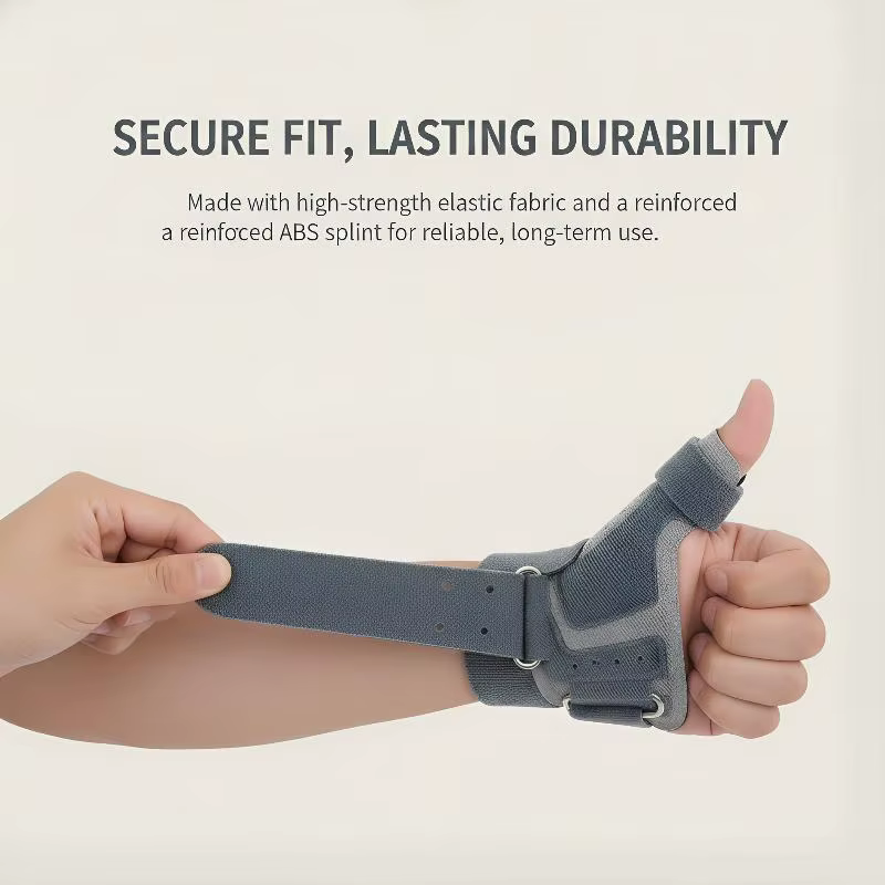Attelle de pouce réglable, support de poignet, soulage les douleurs au pouce et aux articulations dues à l'arthrite et au doigt goupillé pour les athlètes