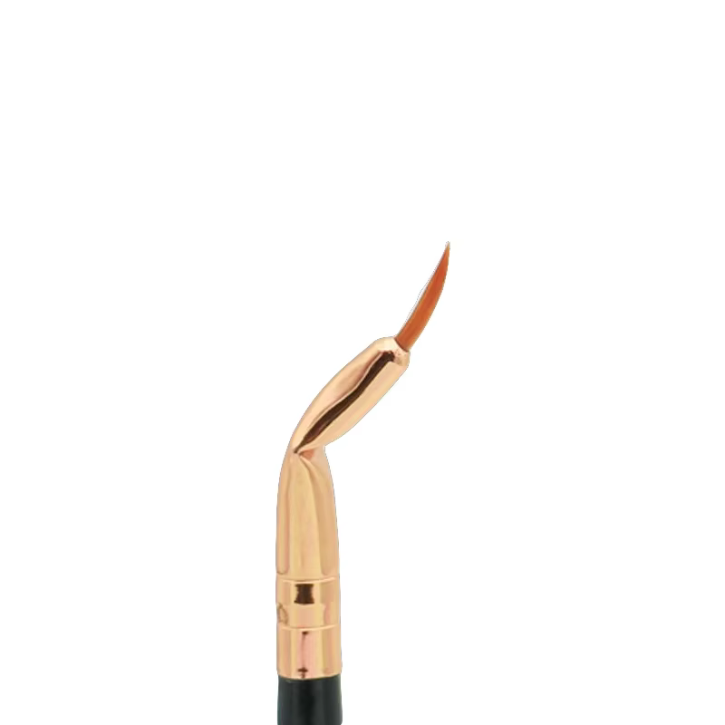 Pinceau coudé de précision pour eyeliner et fard à barrage, pinceaux de maquillage, outil cosmétique, 1 pièce