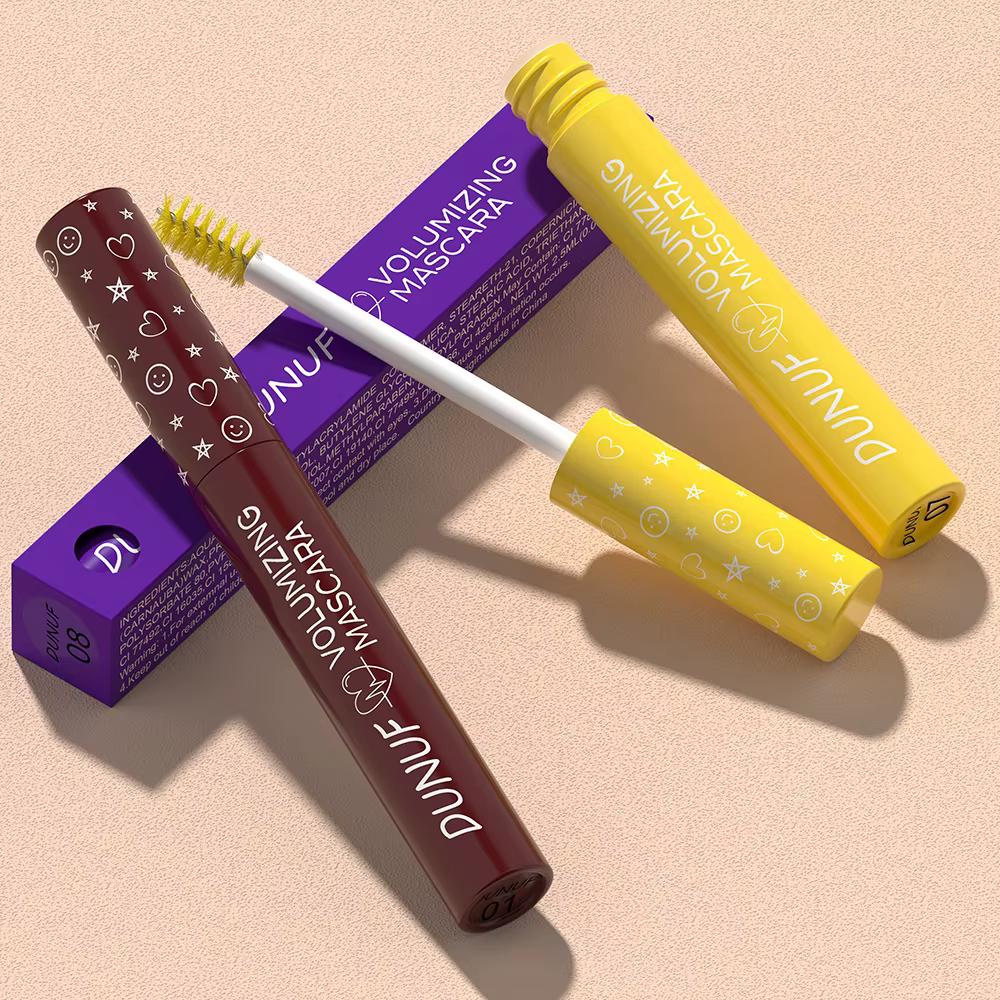 Mascara bouclé mince jaune