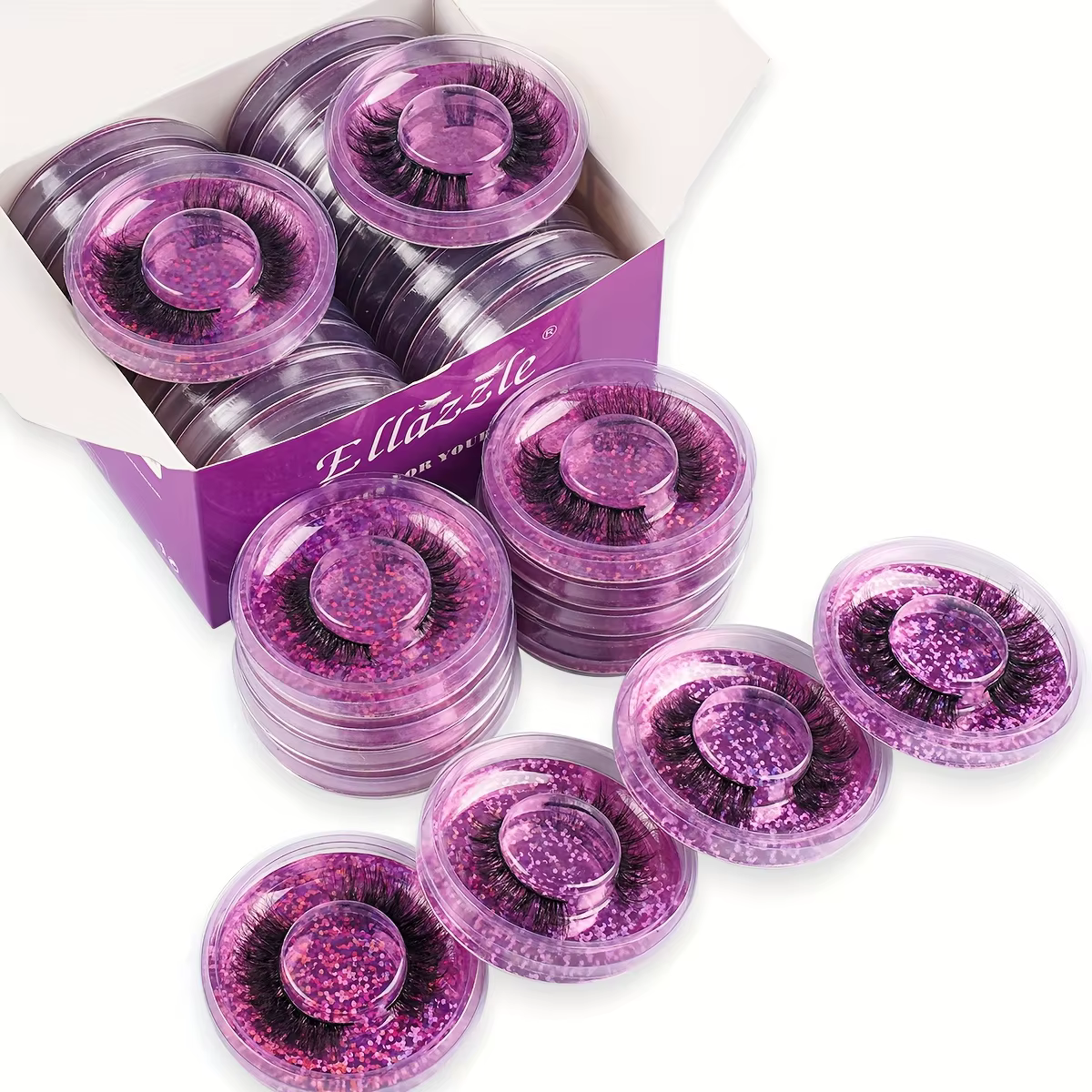 20 paires 4 Styles vaporeux Faux vison