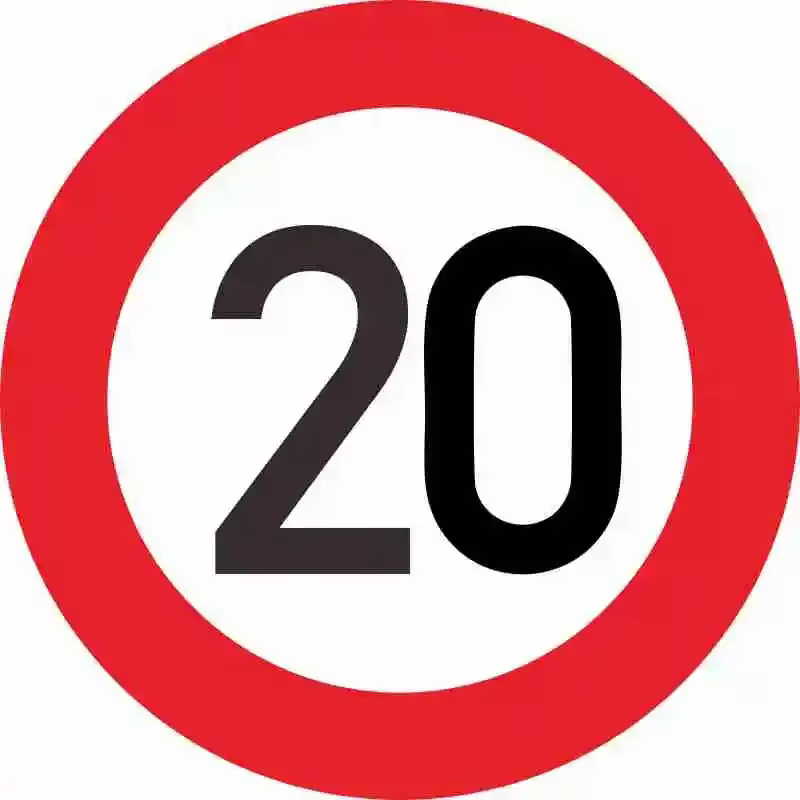 Autocollant de voiture tendance pour diverses décorations de voiture, limite de vitesse 10, 20, 30, 40, 50, 60, 70, 80, 90, haute qualité