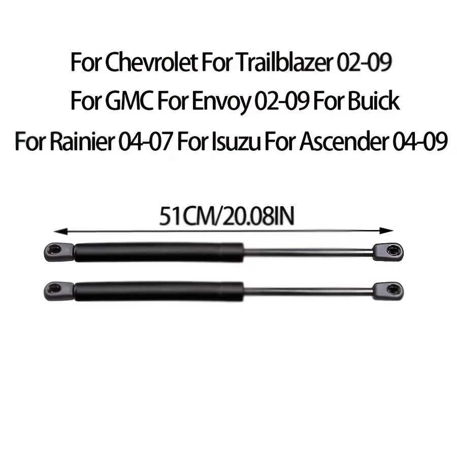 Supports de porte de hayon de coffre arrière, 2 pièces, pour Chevrolet Trailblazer pour GMC envoyé 02-09, Buick Rainier pour Isuzu Ascender 04-09