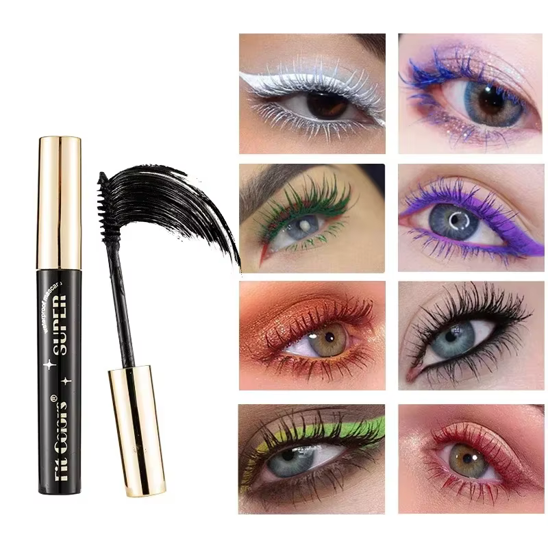 Mascara de couleur 14 boucles épaisses