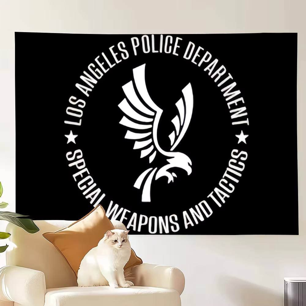 Lapd Swat série télévisée drapeau SWAT décoration Art pique-nique fête maison suspendue Camping fête en plein air bannière