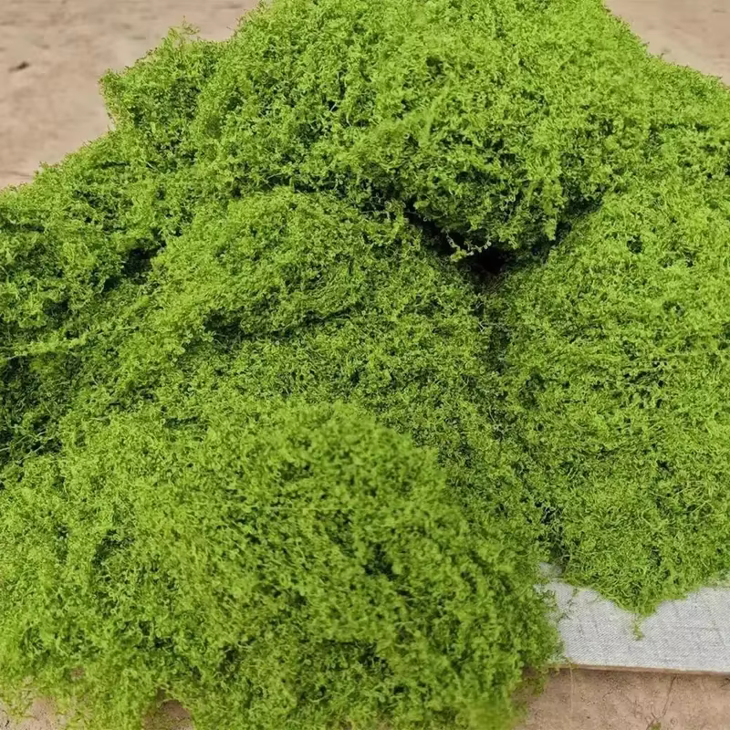 Mousse artificielle verte pour loisirs créatifs, herbe synthétique, fausse mousse stabilisée, plante verte, décoration maison, chambre, jardin, aménagement paysager, fausse herbe
