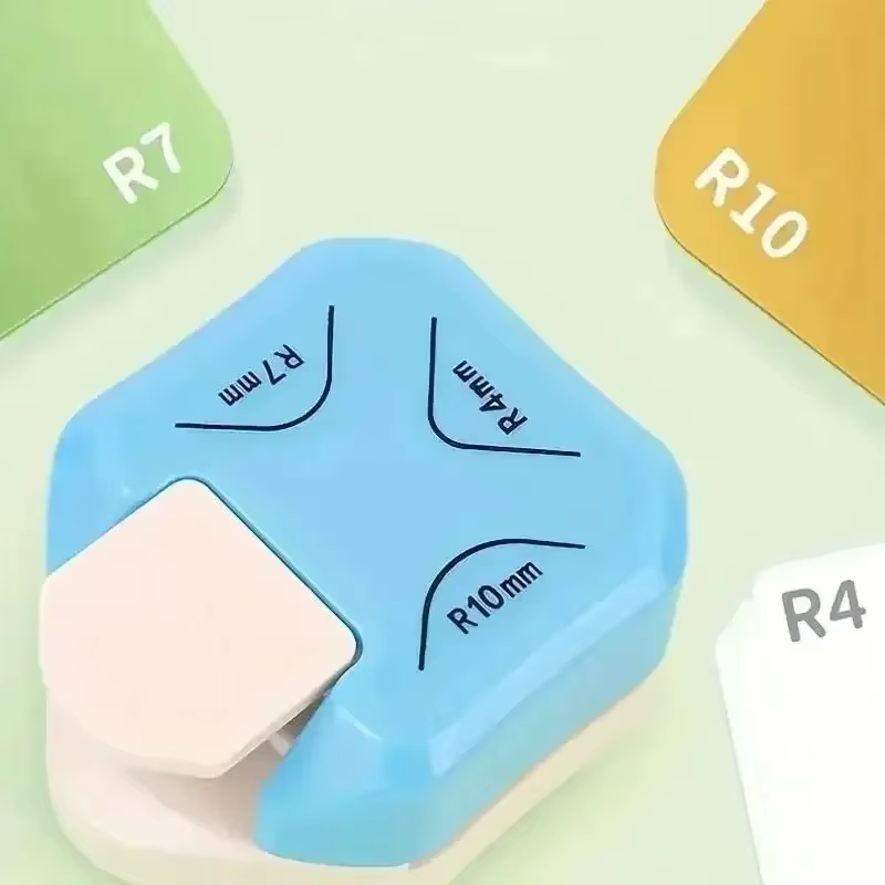 Kit d'outils de découpe de papier 3-en-1 : arrondisseur de coins, embosseur de coins et découpeur de cartes photo et de cartes de visite DIY