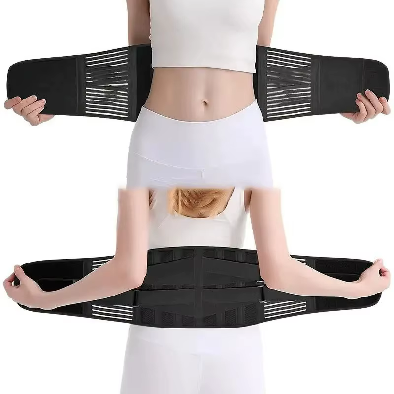 Ceinture de soutien lombaire réglable à double traction respirante pour décompression de la colonne vertébrale, attelle orthopédique médicale pour soulagement de la douleur