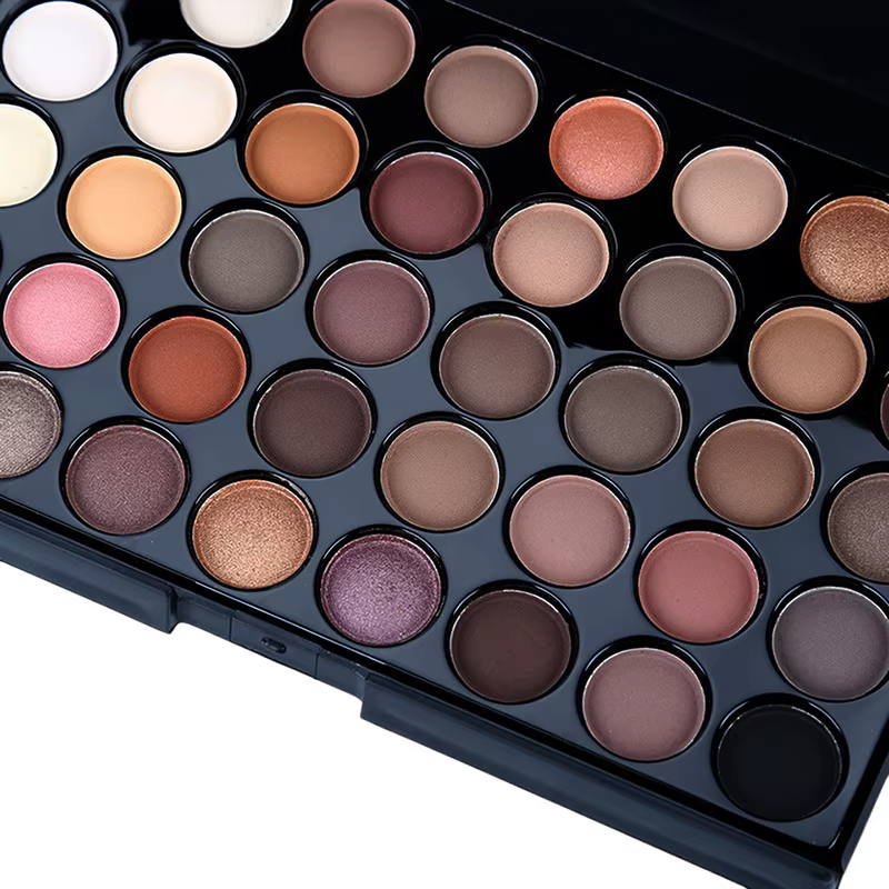 Palette de fards à paupières à paillettes