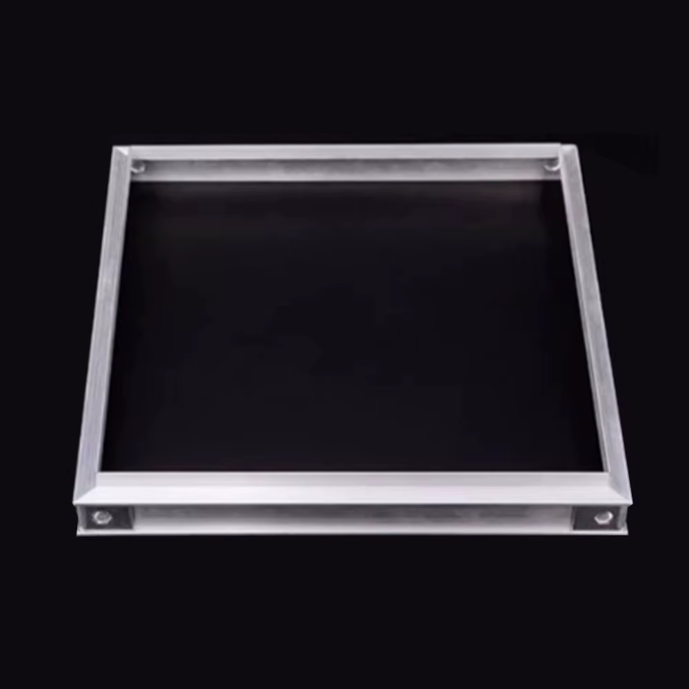 Plaque d'accès en alliage d'aluminium pour panneau de ciment, invisible, anti-corrosion, porte d'inspection, trou d'inspection de plafond résistant à l'humidité