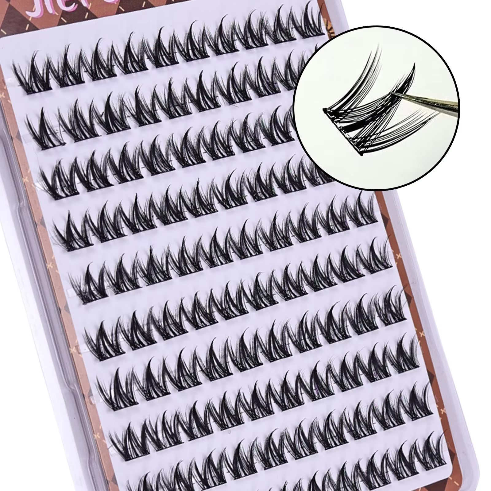 Faux-cils auto-adhésifs sans colle