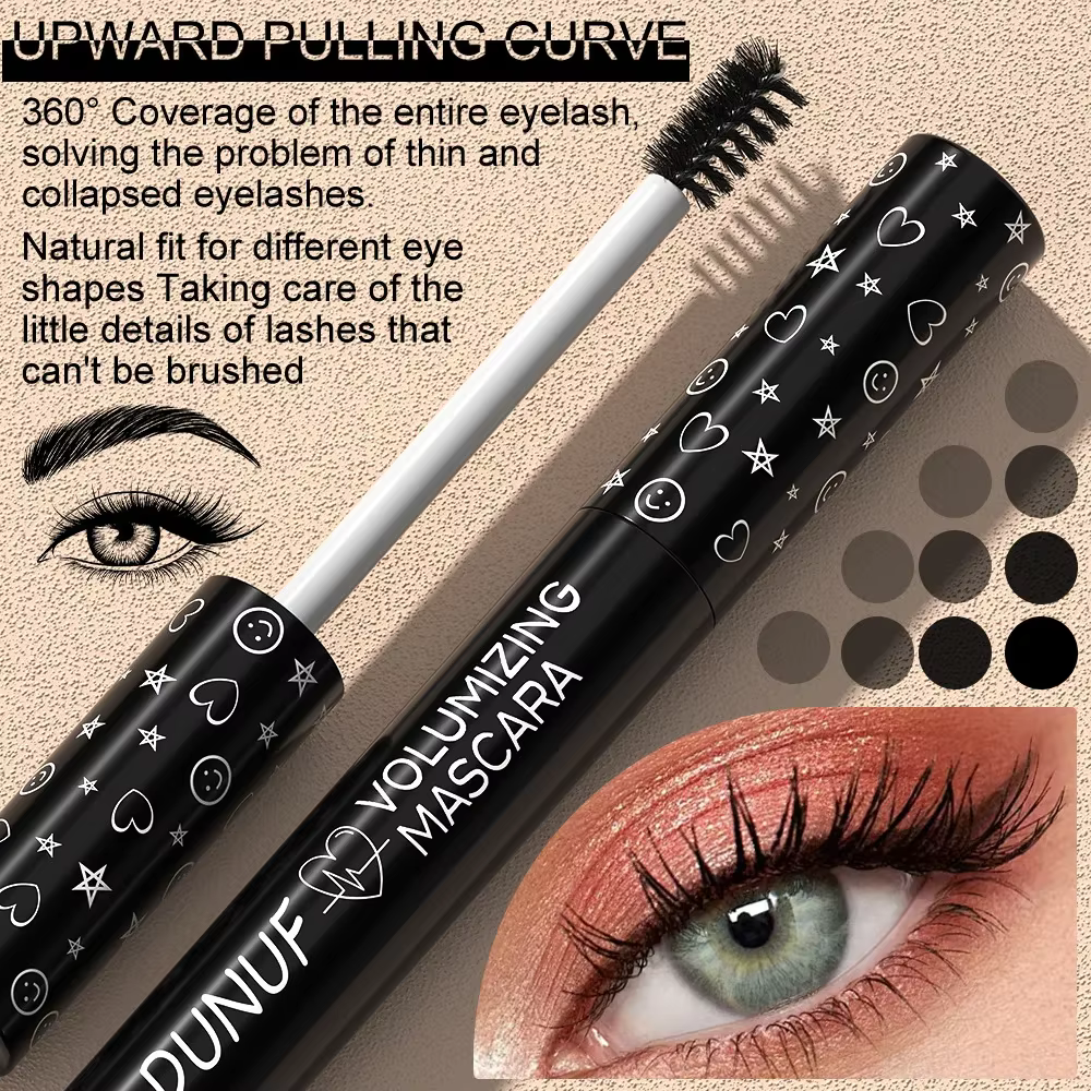 Mascara à friser coloré