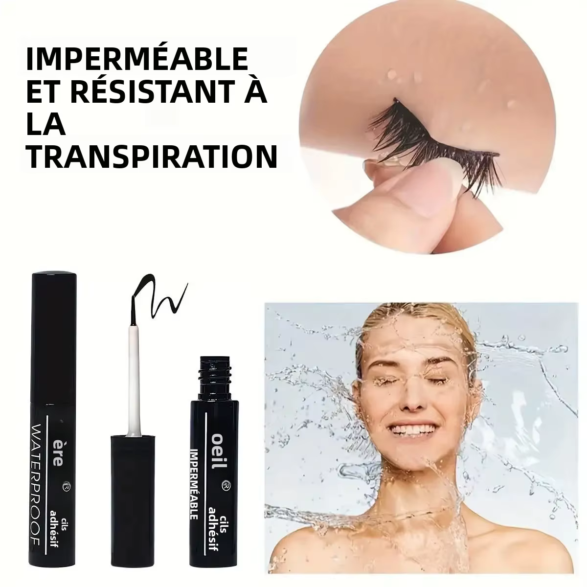 Colle pour faux cils en bande de 5 ml