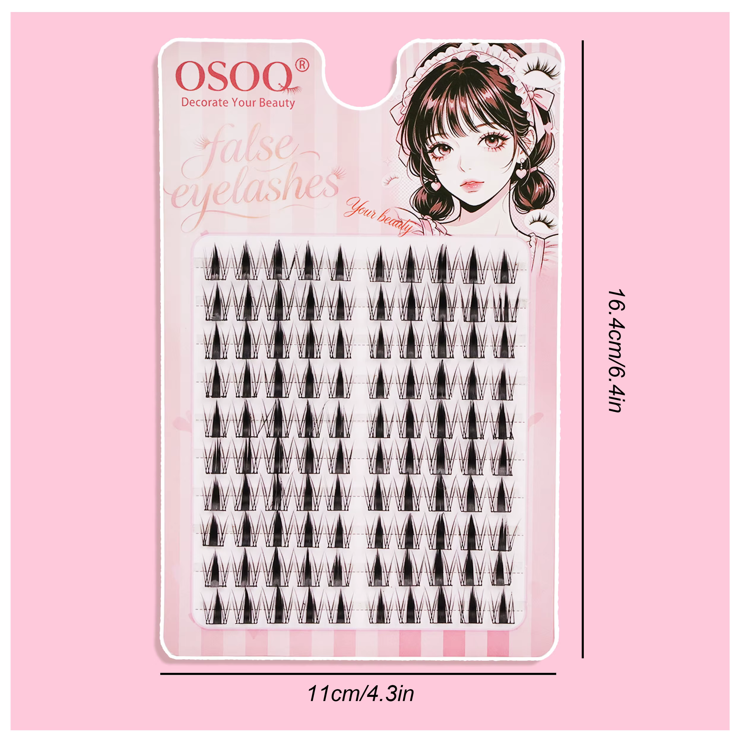 Faux cils DIY pour un look naturel—Avec des grappes de cils de style 'manga' inspirées des tendances japonaises et coréennes