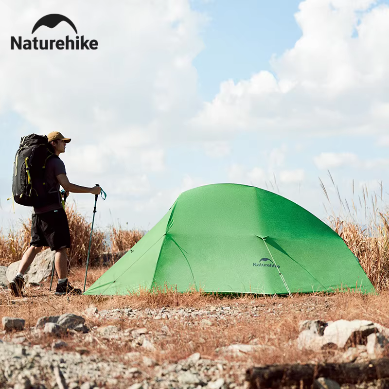 Naturehike – tente ultralégère à Base de nuage, imperméable, grand Foyer, abri, voyage, Portable pour 1 à 2 personnes, nouvelle collection 2024