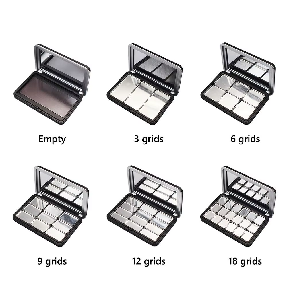 Palette de fards à paupières multi-grilles DIY vide