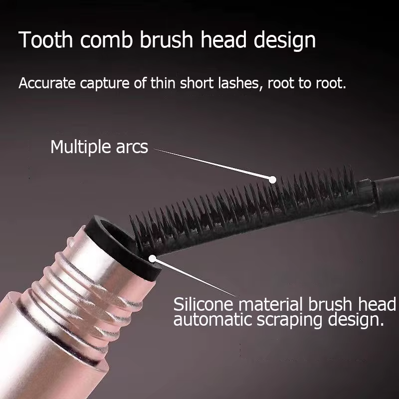 Allumez les cils Mascara noir Volume supplémentaire Ultra-fin imperméable Curling