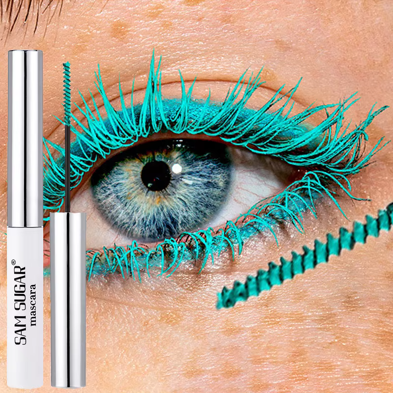 Mascara à friser coloré