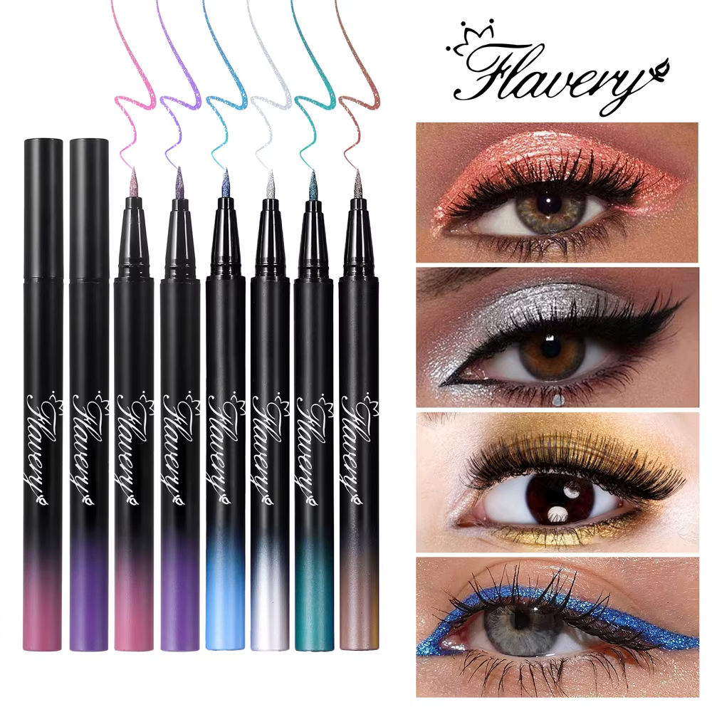 Stylo Eyeliner nacré fumé noir violet