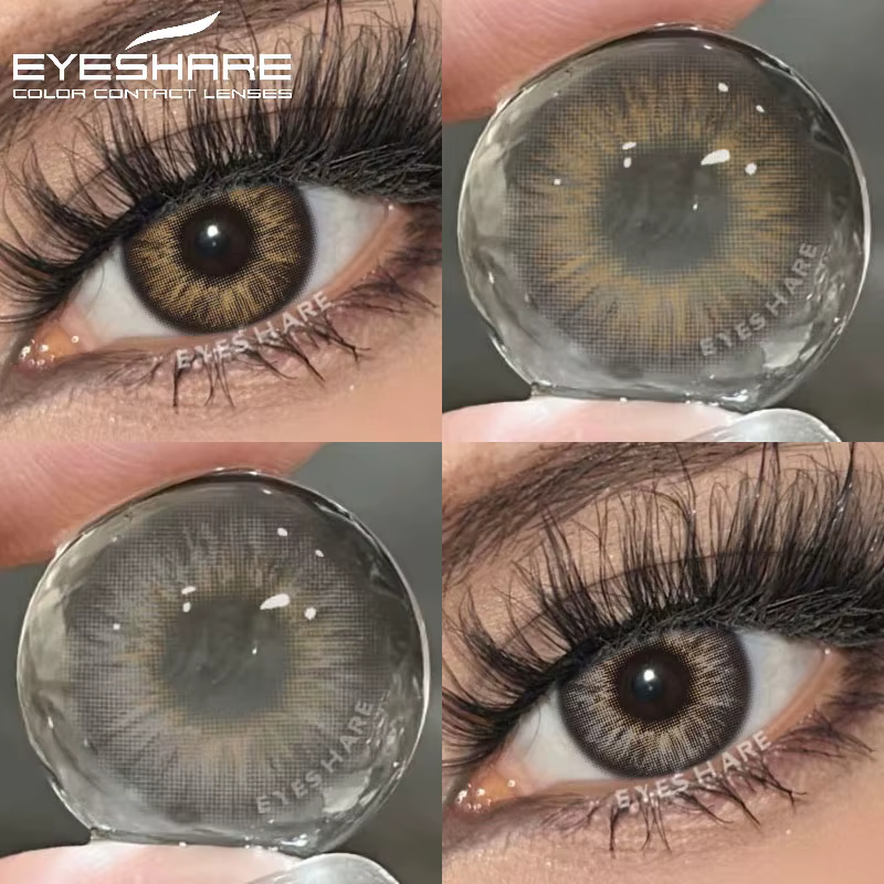 EYESHARE 1 paire de lentilles de contact colorées pour les yeux