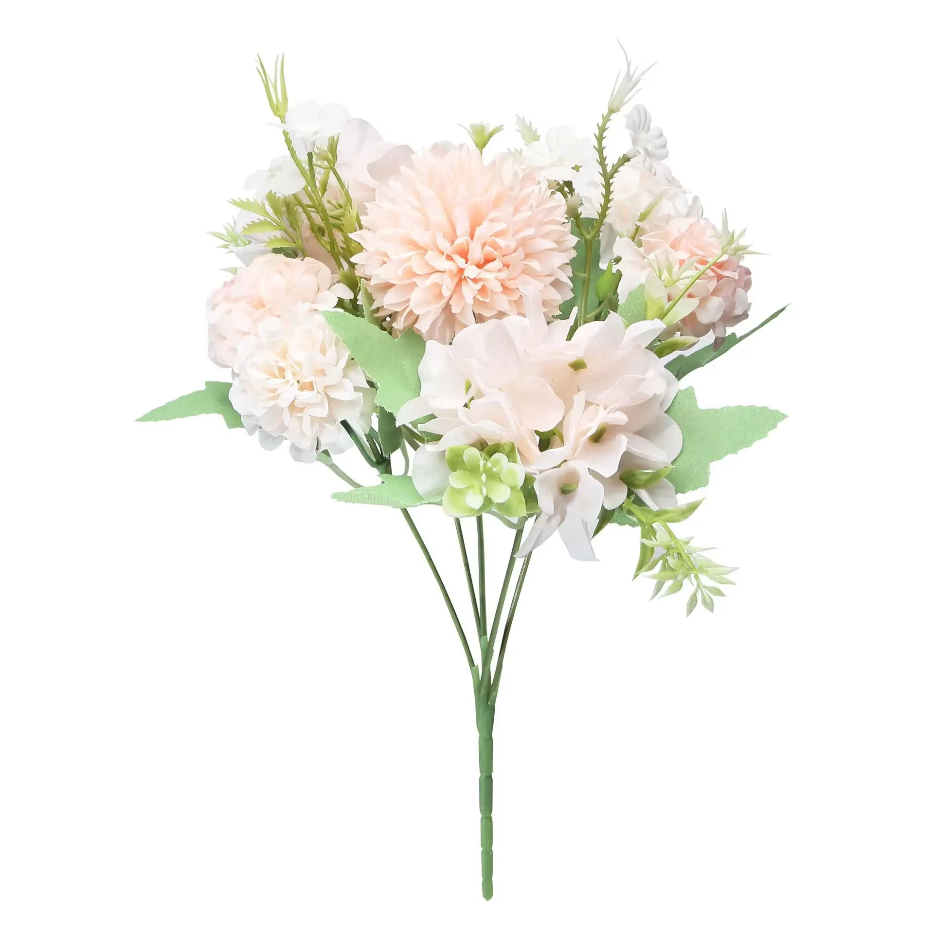 InjFlower-Fausse fleur pour décoration de mariage, 5 têtes, photographie, art, maison