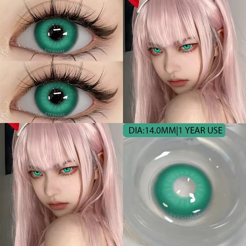 AMARA Cosplay lentilles de Contact colorées pour les yeux lentilles pour les yeux Anime lentilles de Contact grises lentilles vertes lentilles bleues lentilles de mode 1 paire y2k