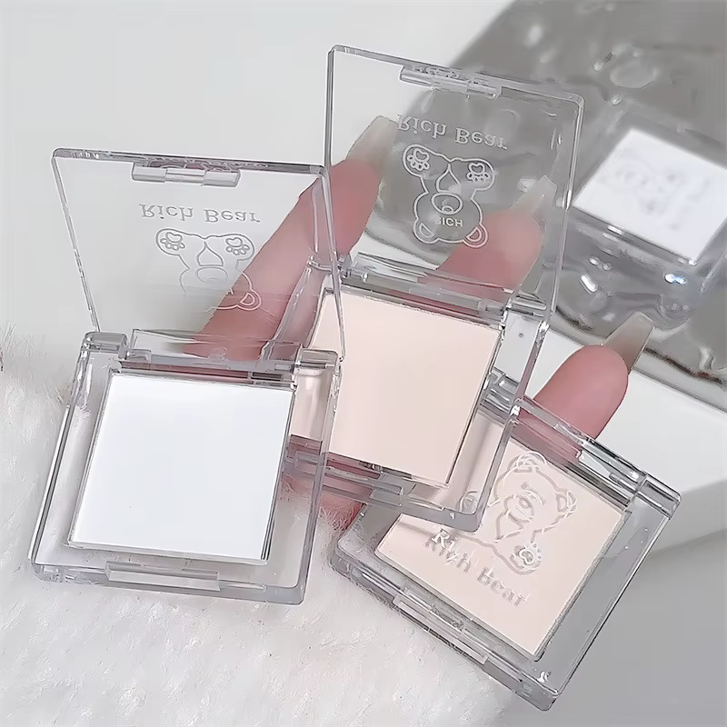 Palette de maquillage de fard à paupières couleur Jade blanc