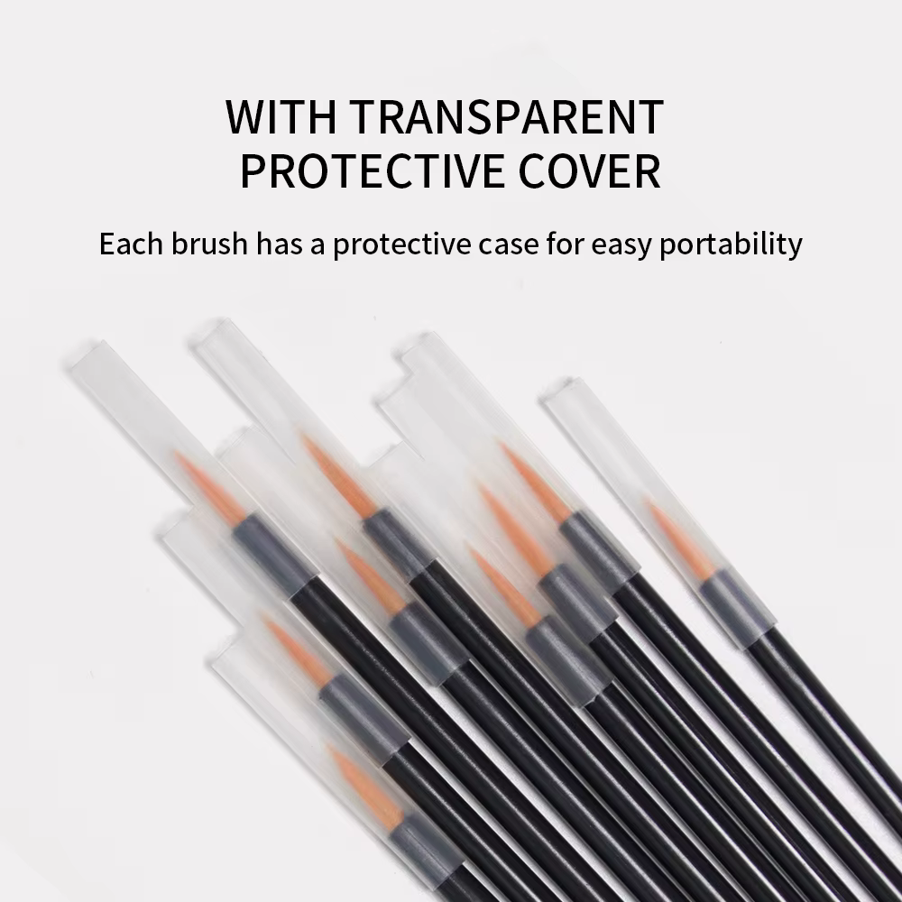 GLAMLASH 50 pièces brosse Eyeliner jetable ombre à paupières