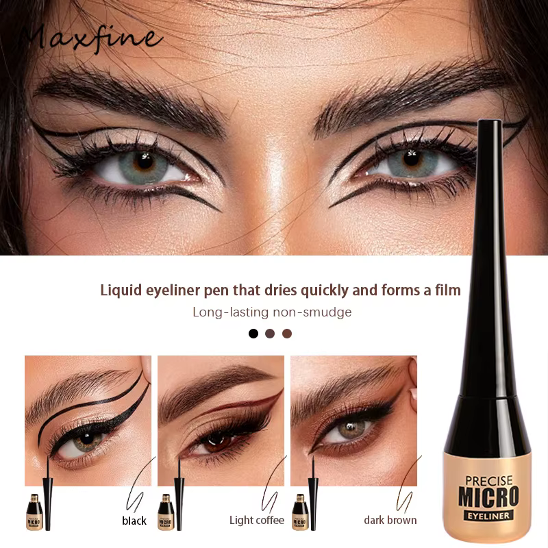 Stylo Eyeliner Waterproof à vaccage Rapide en Continu