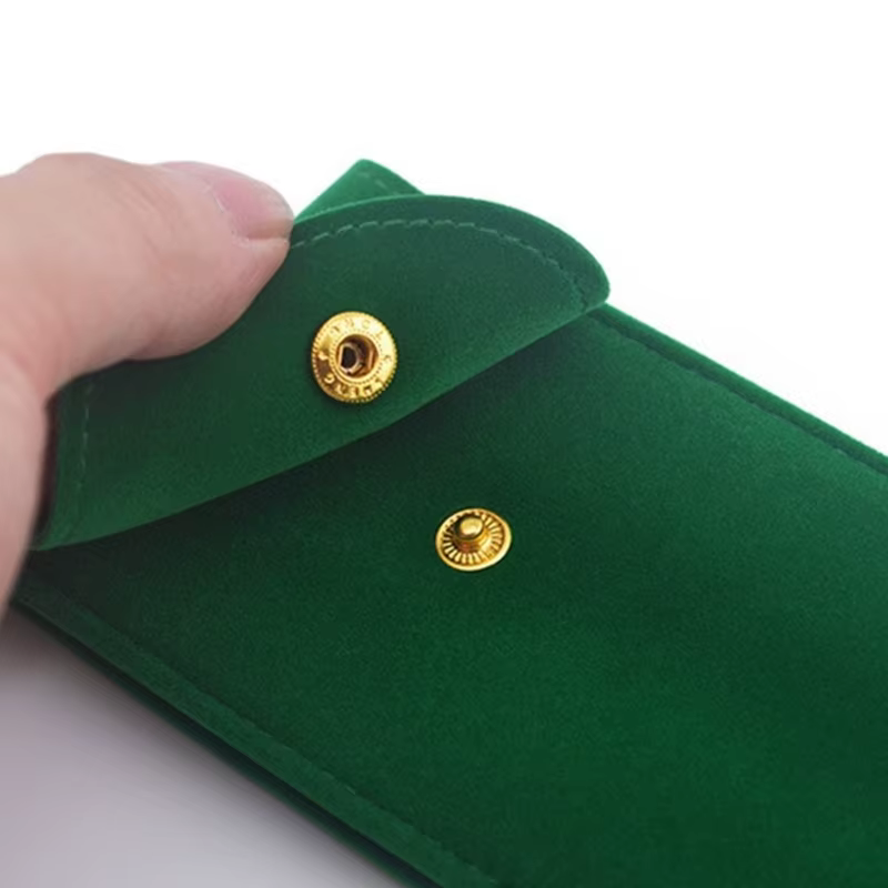 X7JB Portable Velvets Watch Travel Rangement rangement Small Watch Base