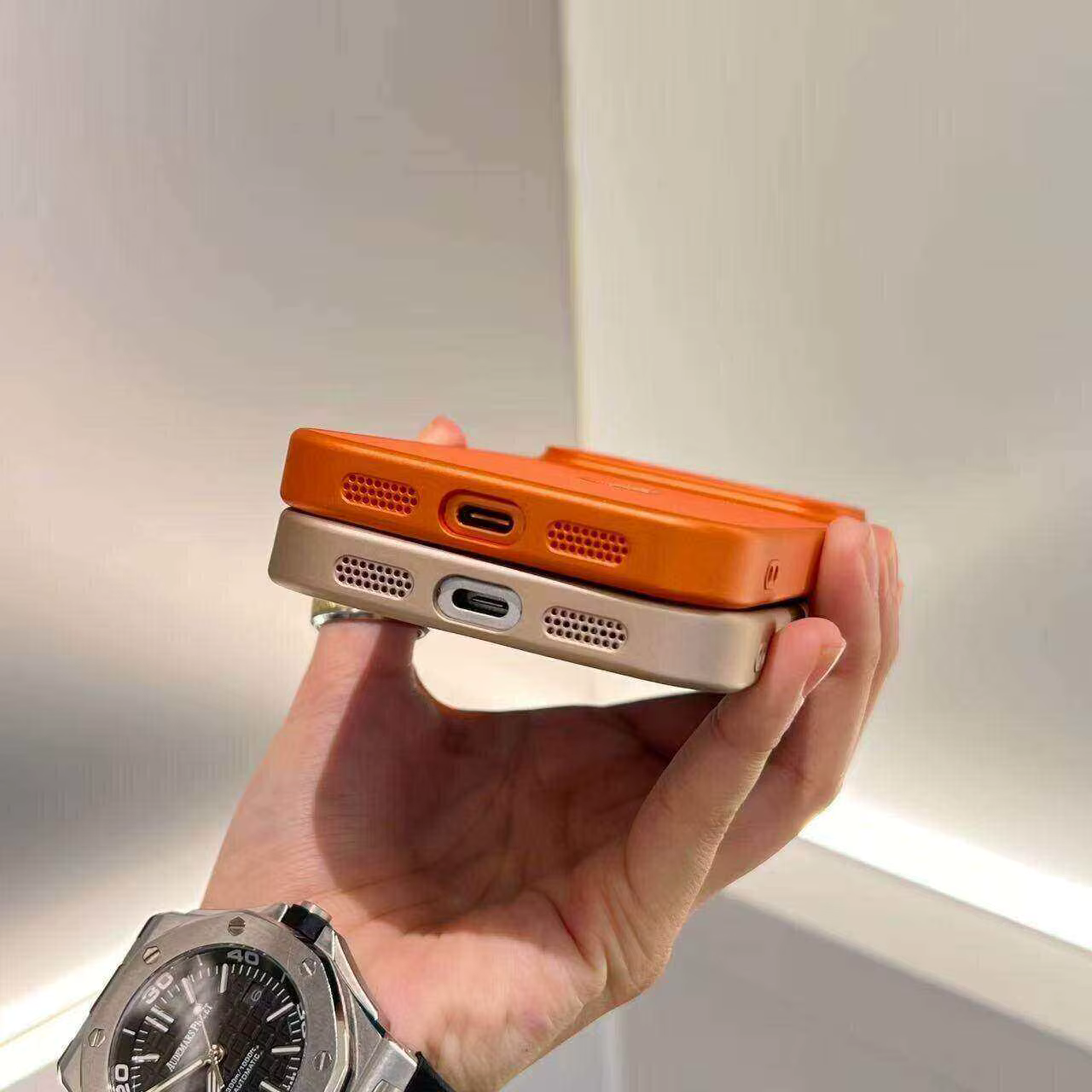 Coque de téléphone de luxe nouvelle texture peau d'orange pour iPhone 17 Pro Max 16 15 14 13 12 11 Pro Max Plus, cadre souple rétro antichoc
