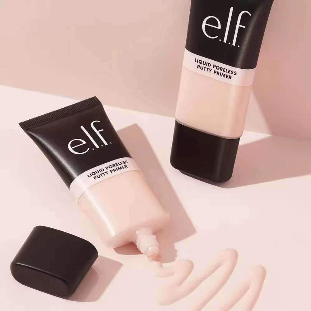 e.l.f. Base de maquillage liquide matifiante effet peau parfaite, texture crème, minimise les pores, contrôle le sébum, cosmétiques pour une peau impeccable