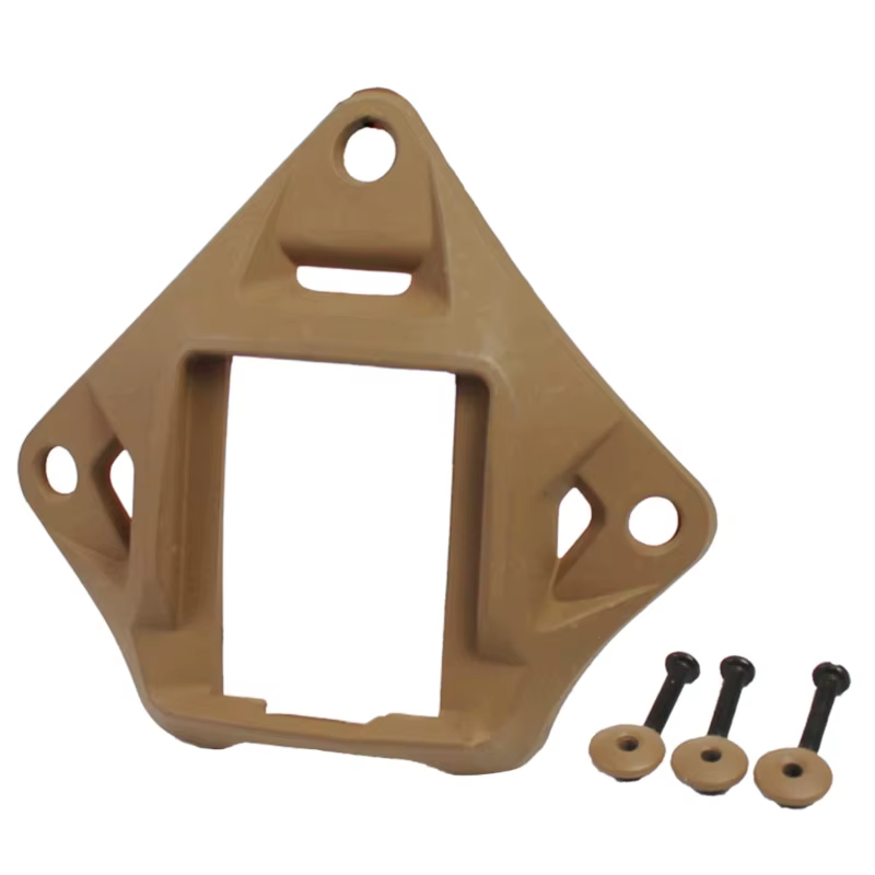 Adaptateur Base pour casque tactique NVG, carénage avec 3 trous en d'aluminium, Base NVG pour casques NVG
