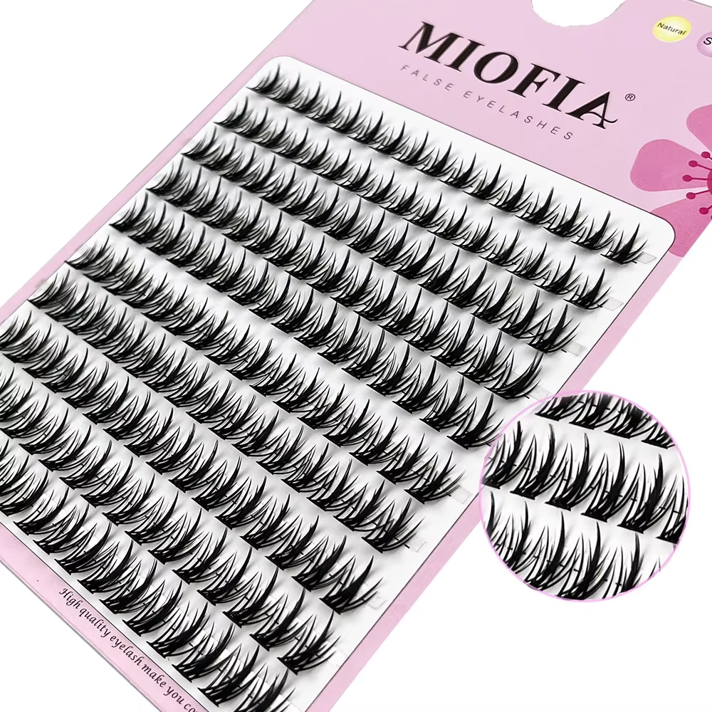 10 rangées de cils anime