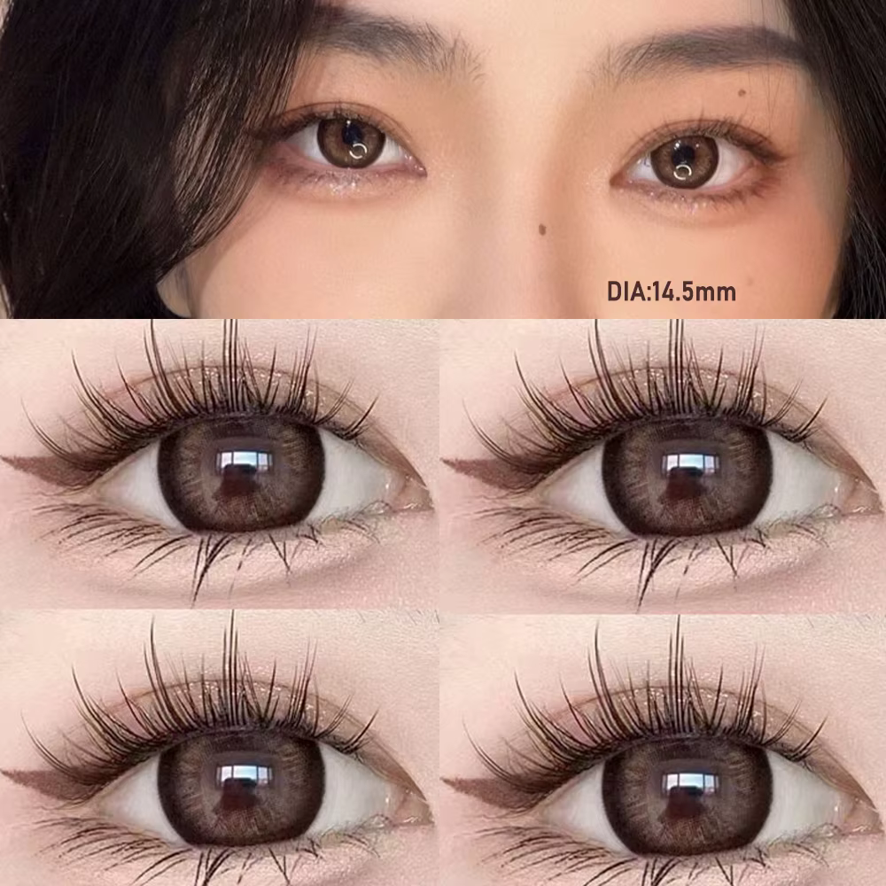 KSSEYE 1 paire de lentilles de couleur naturelle pour les yeux avec chron bébé