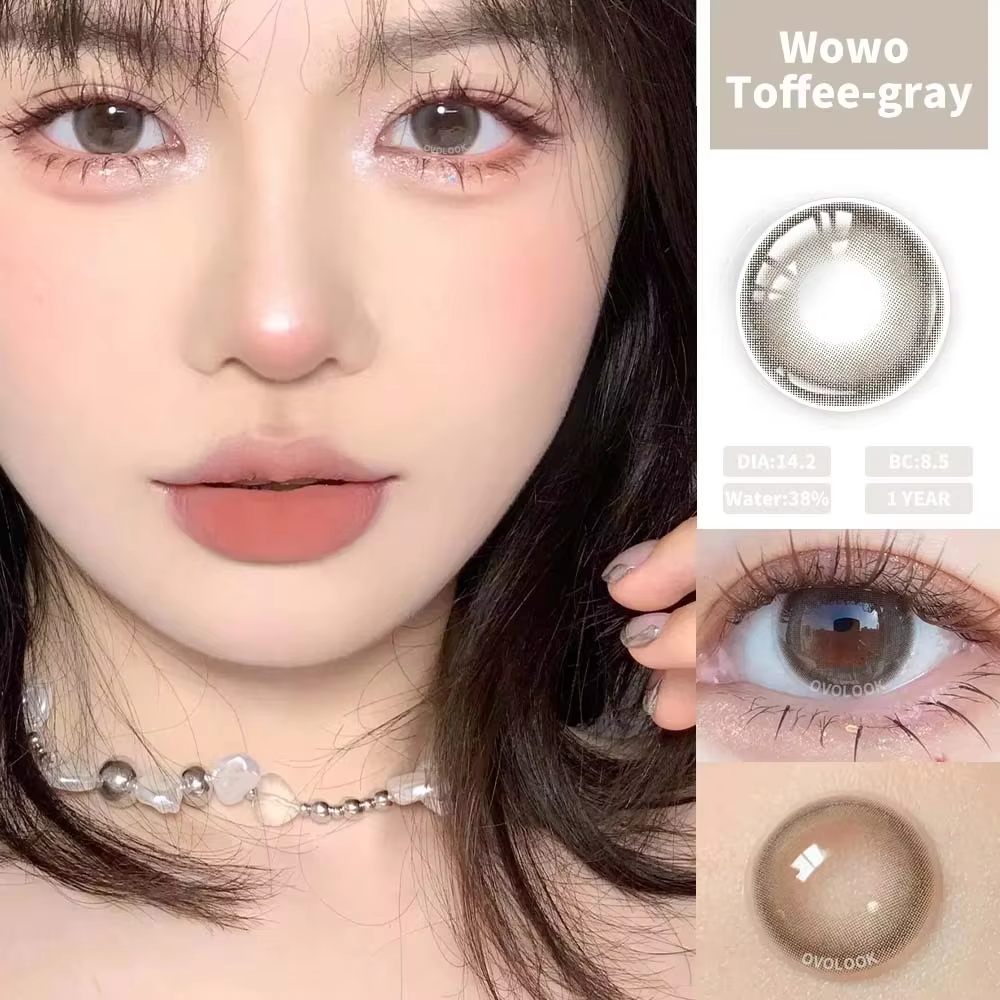 1 paire de lentilles de Contact Super naturelles pour les yeux