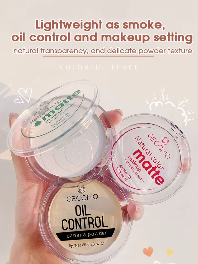 Correcteur banane poudre durable contrôle de l'huile maquillage miel