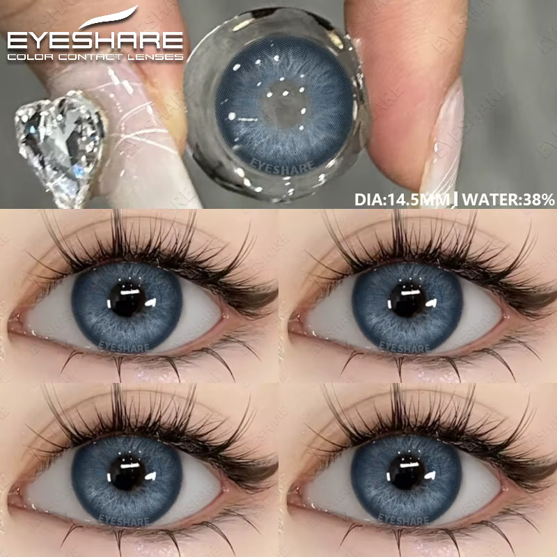 EYESHARE 1 paire de lentilles pour les yeux naturelles
