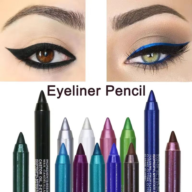Stylo Eyeliner coloré 6 couleurs