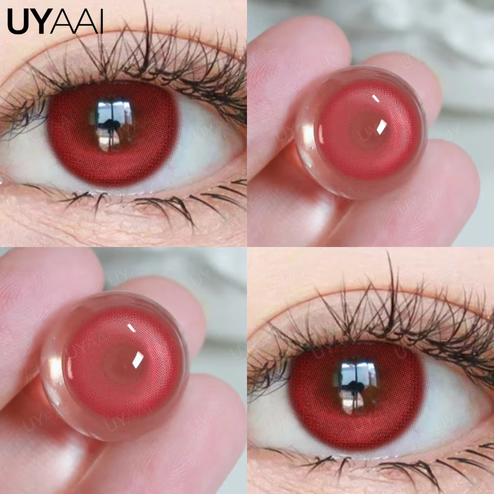 UYAAI lentilles de contact couleur Vampire pour Halloween Cosplay